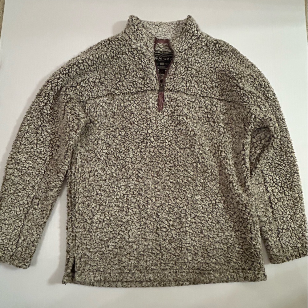 Men’s‎ Cozy True Grit Cream Sherpa Fleece Jacket